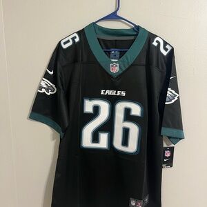 Nike on Field Black Philadelphia Eagles Saquon Barkley NFL Jersey NWT Size M